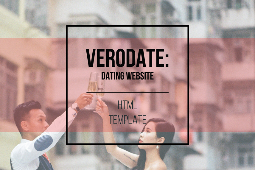 VeroDate: dating website HTML template